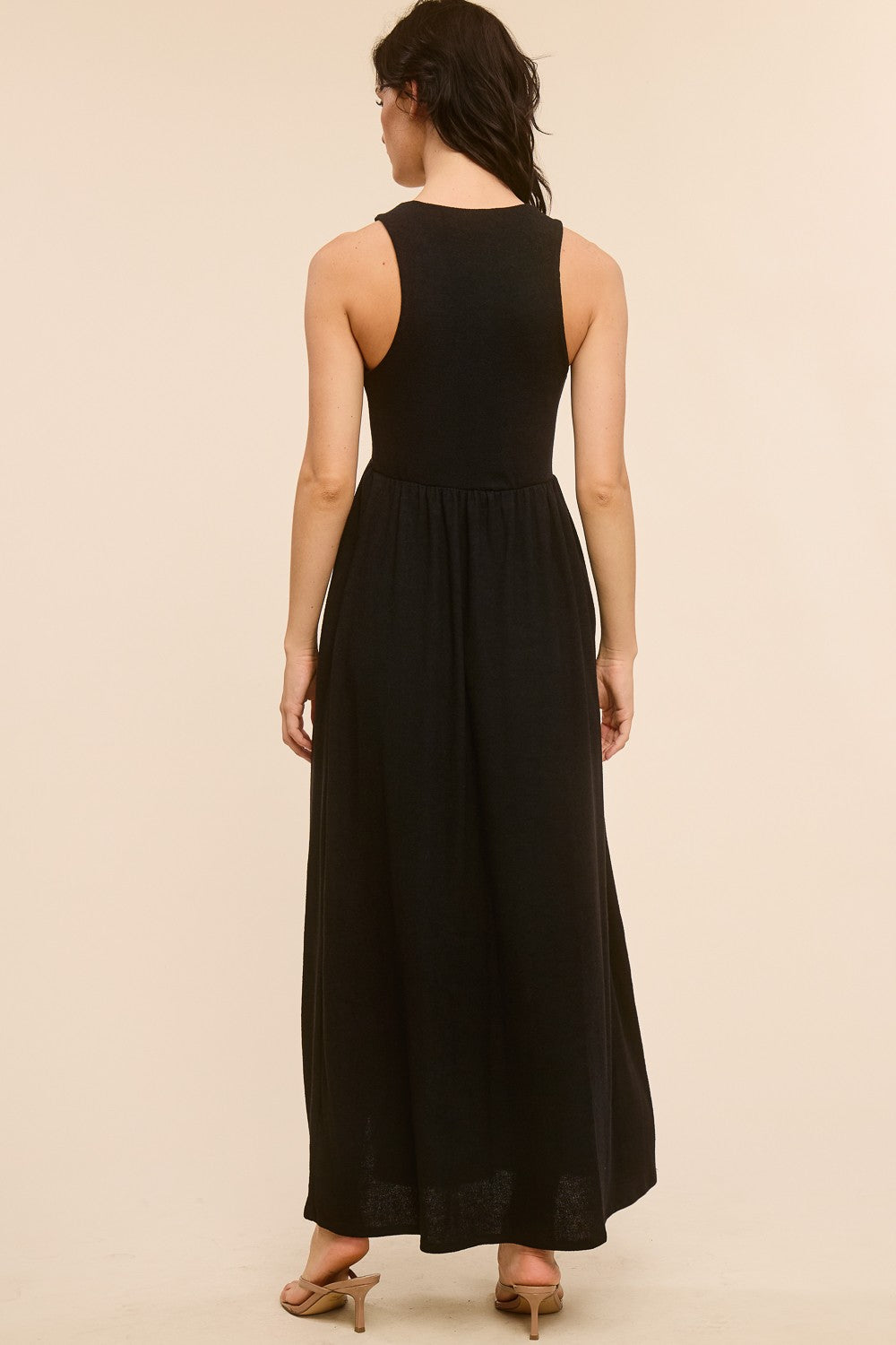 Crewneck Maxi Dress