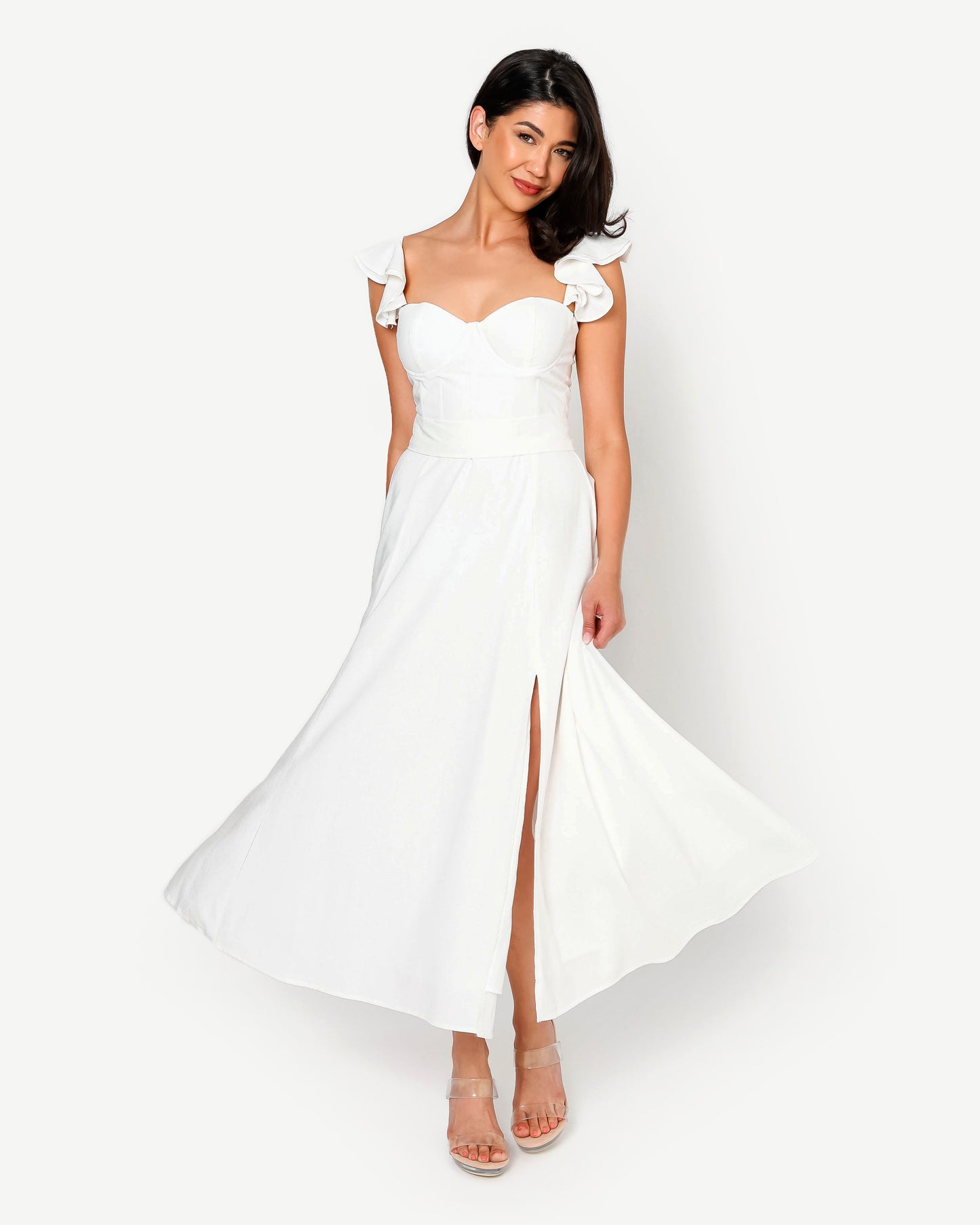 Heaven Sent Corset Flutter Dress