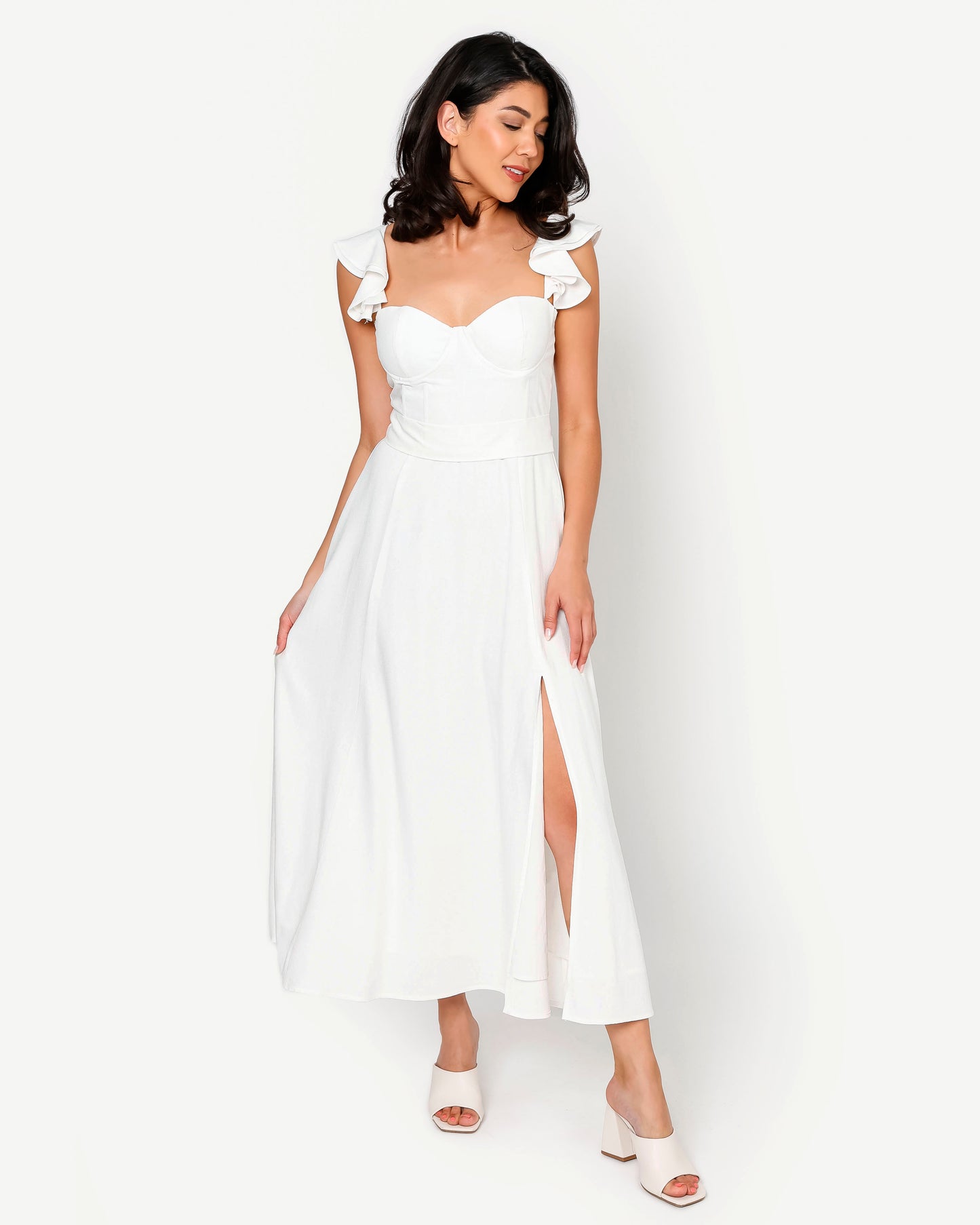 Heaven Sent Corset Flutter Dress